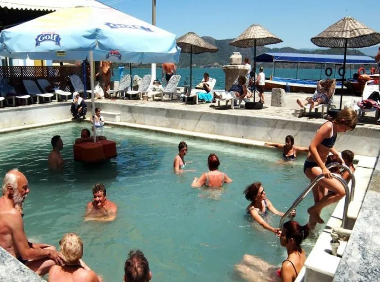 Sultaniye Hot Springs. Köyceğiz Ege Villa Holiday.